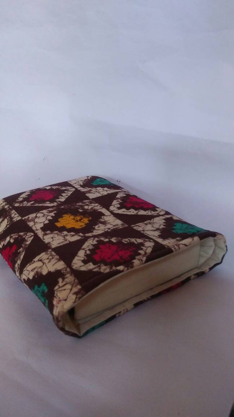 Book Sleeve Cozy Book coverPrinted Fabric Book pouch Large Size 11 \u00d7 8.5 Padded Book Sleeve Gift for Her Book Lovers Gift for Bookworms