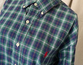 ralph lauren big shirt 90s