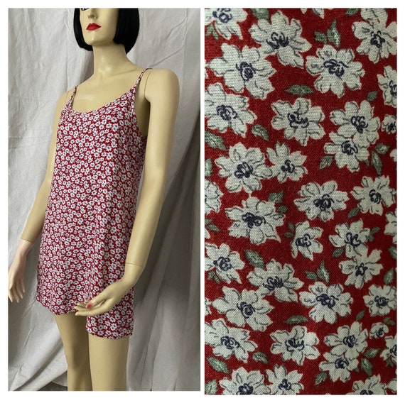 90s ditsy floral dress