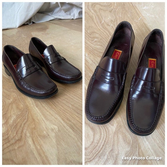 Cole Haan vintage Black Leather Penny Loafers Cole Haan Country Penny Loafers Professional Work Attire Preppy Hipster Casual Collegiate