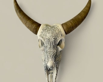 Cráneo de búfalo