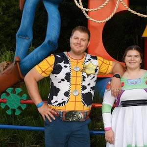 Mens woody costume top