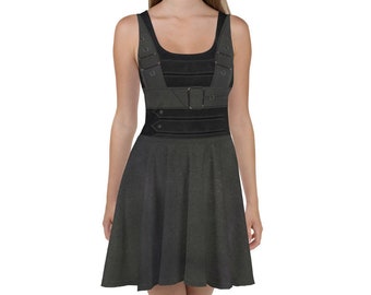 Vestido skater para mujer inspirado en Bucky