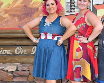 Women's Cap Inspired Skater Dress