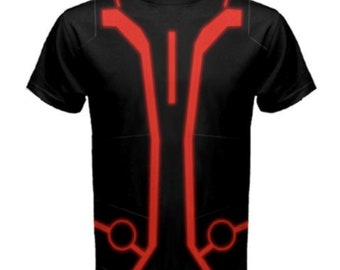 Men's Tron Legacy Red Inspired Shirt