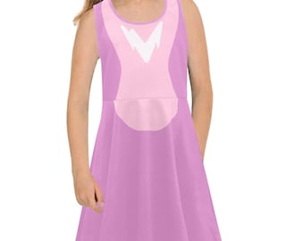 Vestido patinador inspirado en un ángel para niños