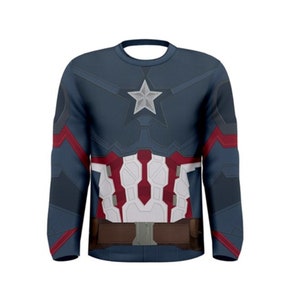 Men&#39;s Cap Inspired Long Sleeve Shirt