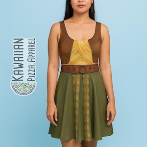 Women&#39;s Raya Inspired Skater Dress