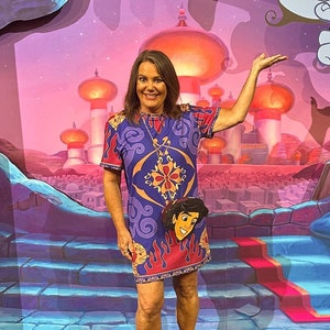 Women's Magic Carpet Inspired T-shirt dress