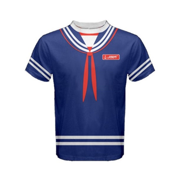 PEDIDO URGENTE: Camisa inspirada en Scoops Ahoy Stranger Things para hombre