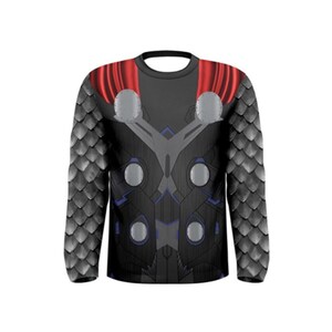 Men&#39;s Thor Inspired Long Sleeve Shirt