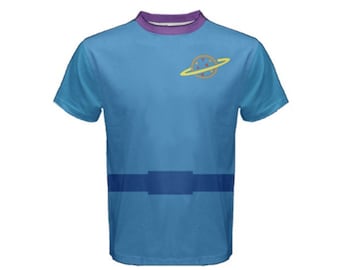 Camisa deportiva de manga corta para hombre con diseño de extraterrestre