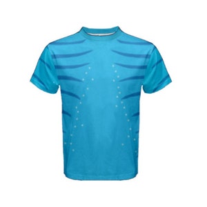 Men&#39;s Avatar Inspired ATHLETIC Short Sleeve Shirt