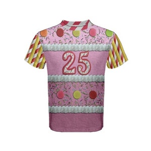 Herren 25-jähriges Jubiläum, Cinderella Castle Cake inspiriertes ATHLETIC Kurzarm-Shirt