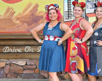 Women's Cap Inspired Skater Dress