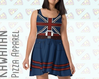 Women's Captain Carter Inspired Skater Dress