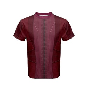 Men&#39;s Wanda Scarlet Witch Inspired ATHLETIC Shirt