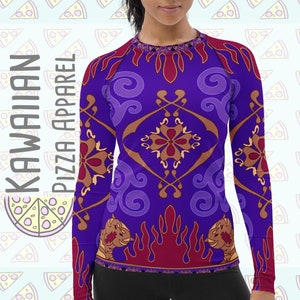 Women&#39;s Magic Carpet Inspired ATHLETIC Long Sleeve