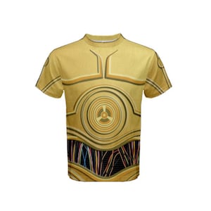 Men&#39;s C3PO   Inspired Short Sleeve Shirt
