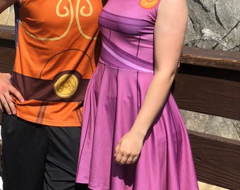 Damen Megara inspiriertes Skater-Kleid