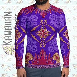 Men&#39;s Magic Carpet Inspired ATHLETIC Long Sleeve