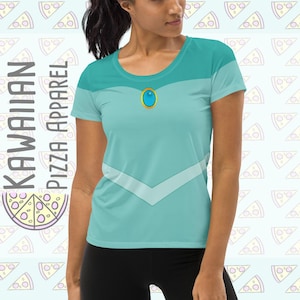 Jasmine Inspired All-Over Print Women&#39;s Athletic T-shirt
