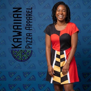 Queen of Hearts Inspired Short Sleeve Flare Dress