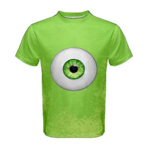 Men&#39;s Mike Wazowski Inspired ATHLETIC Short Sleeve Shirt
