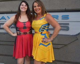 Vestido skater inspirado en Logan para mujer