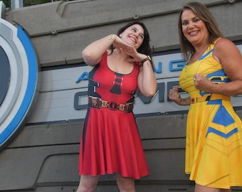 Vestido skater inspirado en Wade para mujer