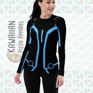 RUSH ORDER: Women's Tron Legacy Inspired Long Sleeve ATHLETIC Shirt