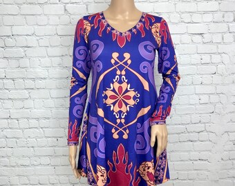 Magic Carpet Aladdin Inspired Long Sleeve Flare Dress - Etsy