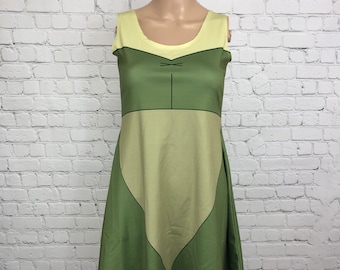 Green Bimbette  Inspired Sleeveless Dress