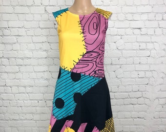 Sally Inspired Cap Sleeve Midi Dress