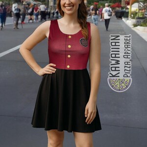 Women&#39;s Bellhop Tower of Terror Inspired Skater Dress