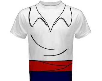 Herren Prince Eric inspiriertes ATHLETIC Kurzarm-Shirt