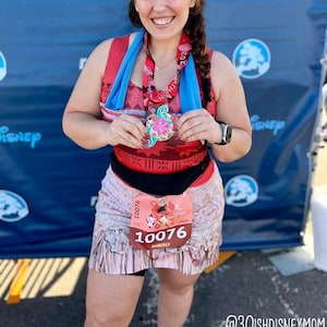 READY-to-SHIP Moana Inspired Sport Skirt: Disneybound Running Skirt (3XL)