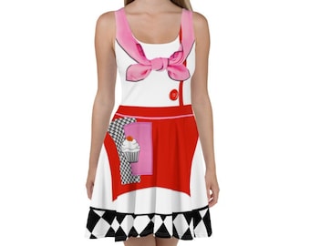 Women's Chef Minnie Inspired Skater Dress