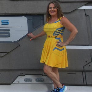 Women&#39;s Logan Inspired Skater Dress