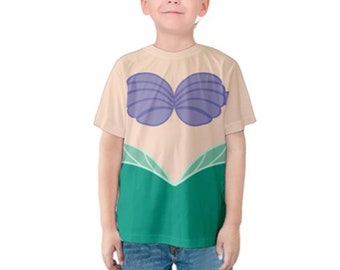 Camisa infantil inspirada en Ariel