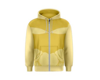 Unisex Belle  Inspired Zipper Hoodie