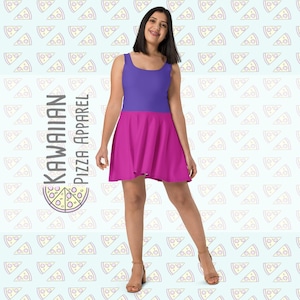 Damen Madam Mim inspiriertes Skater-Kleid