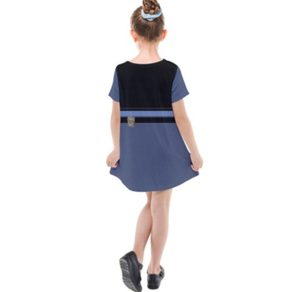 GA44 Buttoned Panel Dress in White GA44 Buttoned Panel Dress in White