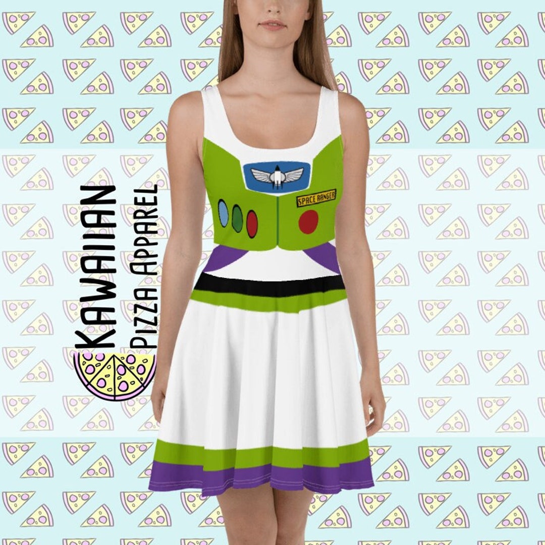buzz lightyear skater dress Women's Buzz Lightyear Inspired Skater Dress