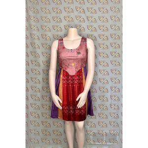 Women&#39;s Sarah Sanderson Inspired Sleeveless Flare Dress