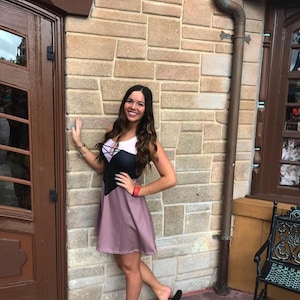 Women&#39;s Briar Rose Sleeping Beauty Inspired Sleeveless Flare Dress