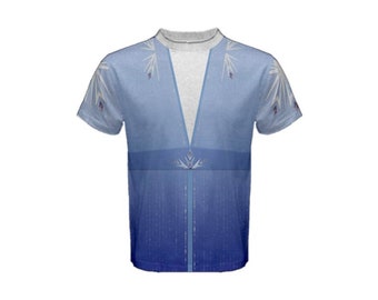 Men's Elsa     Inspired ATHLETIC Short Sleeve Shirt