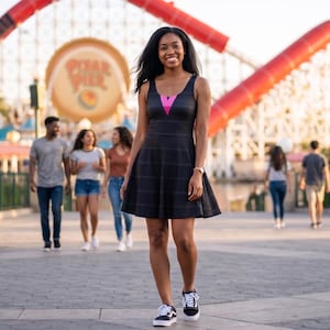 incredibles skater dress Plus Size - Disney Pixar The Incredibles Skater Dress - Red & Black