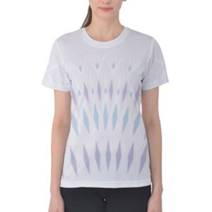 Women&#39;s Elsa Elements     Inspired Short Sleeve Shirt