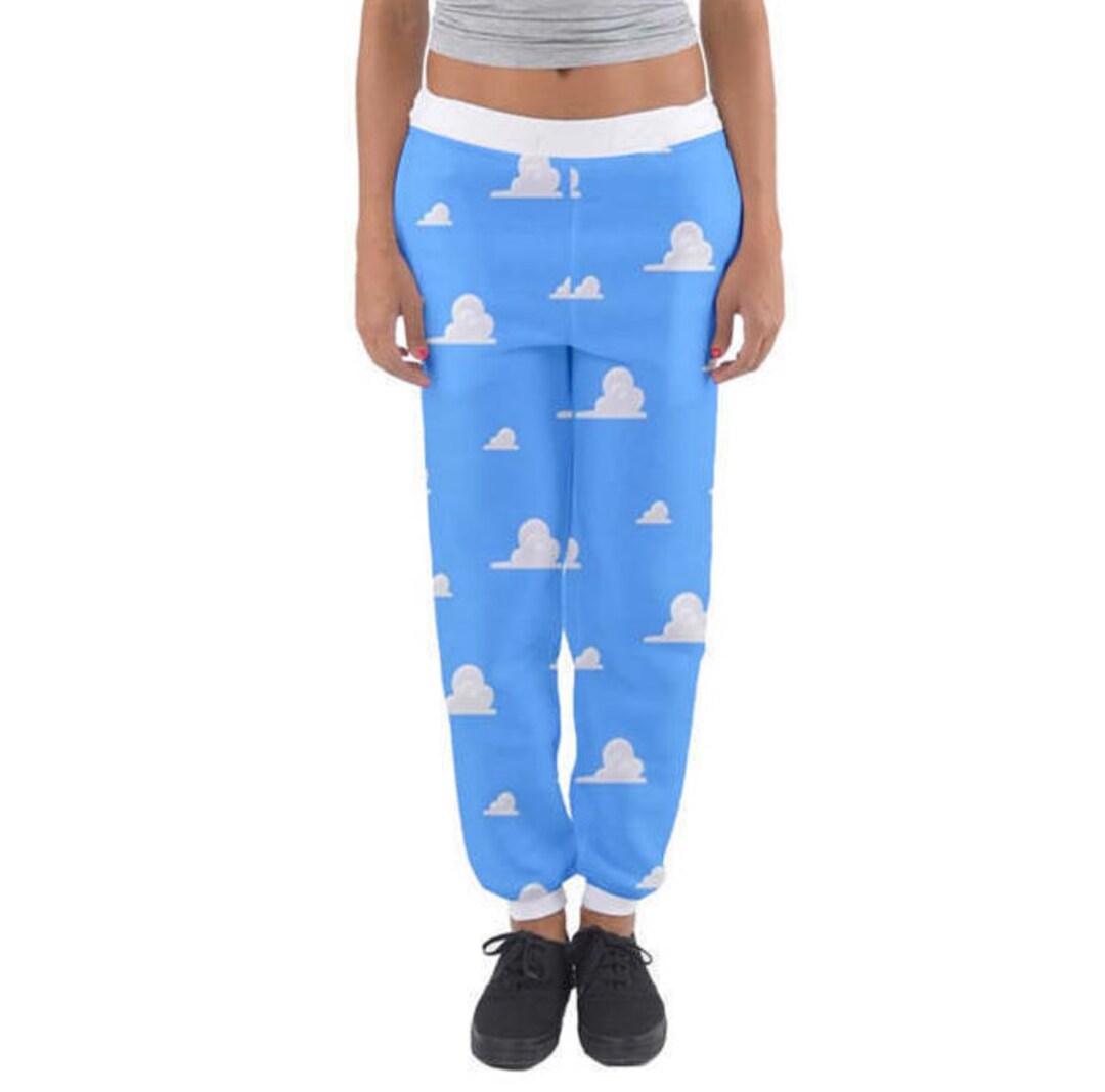 Women's Toy Story Cloud Wallpaper Inspired Joggers Etsy